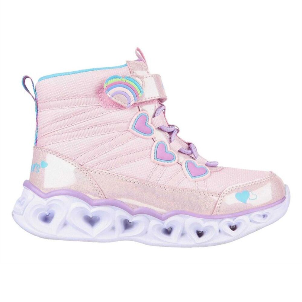 Skechers Childrens/Kids Heart Lights Walking Shoes / Pink